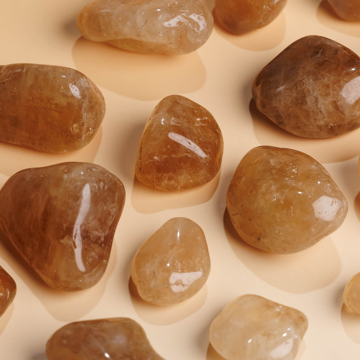 Natural Brazilian Citrine Tumble