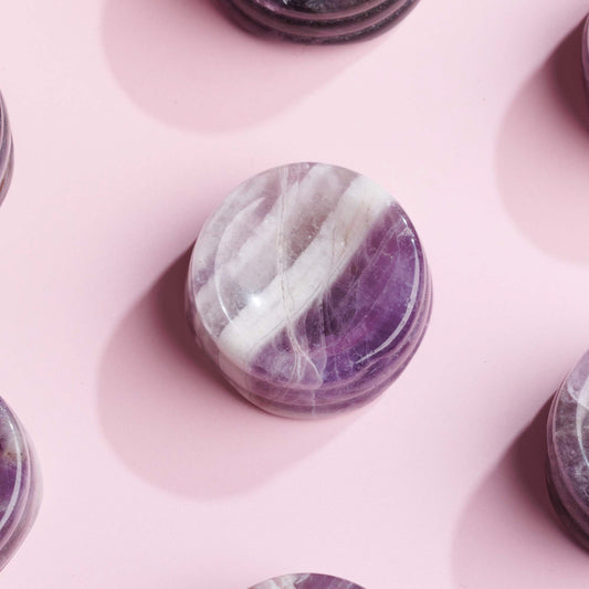Chevron Amethyst Sphere Stand