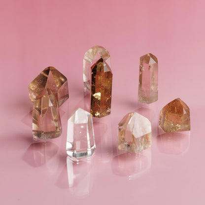 Natural Brazilian Citrine Mini Point