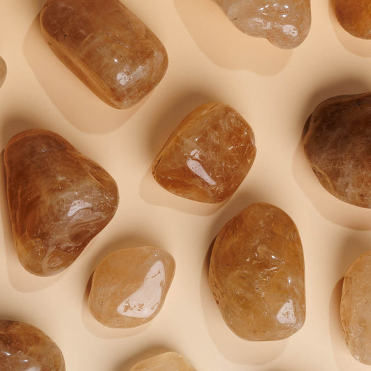 Natural Brazilian Citrine Tumble