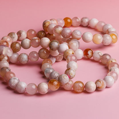 Flower Agate Bracelet