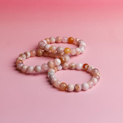 Flower Agate Bracelet