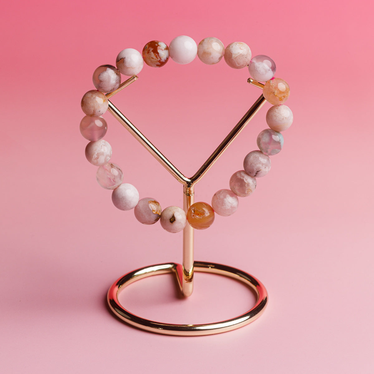 Flower Agate Bracelet