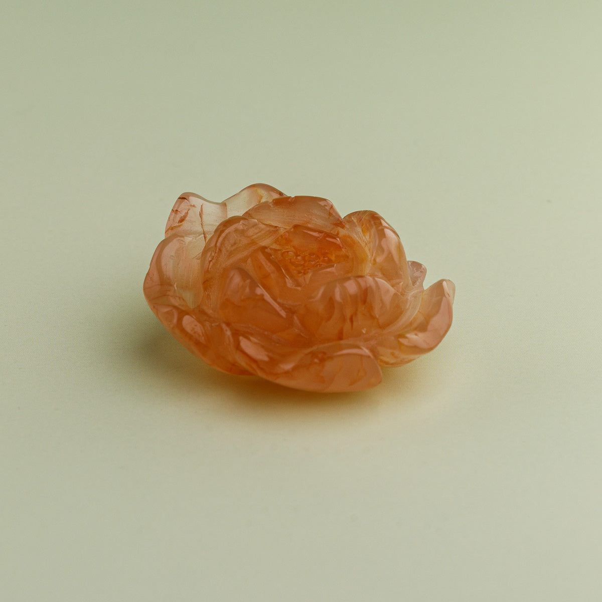 Flower Agate Rose Carving