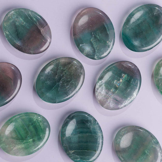 Green Fluorite Worry Stone