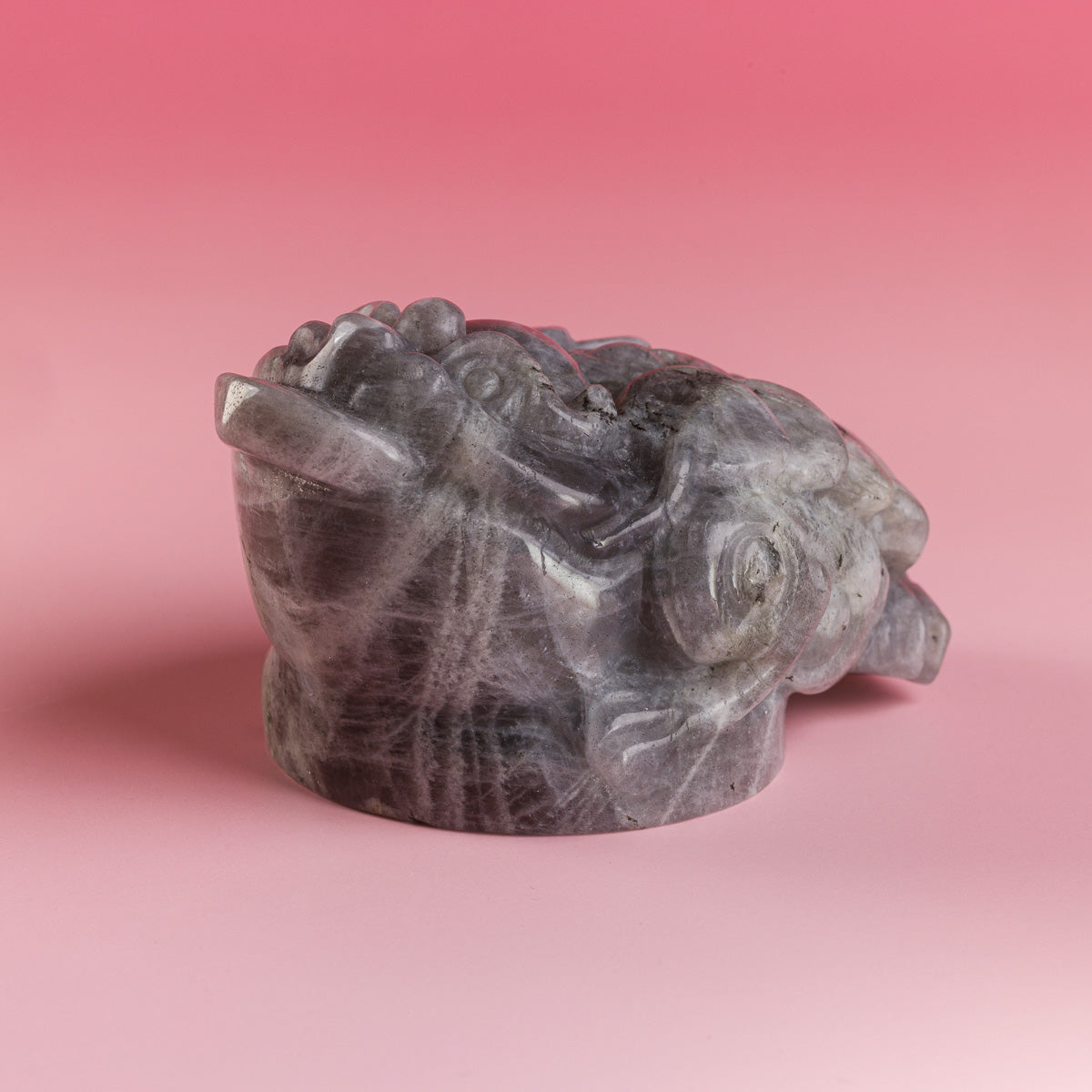 Labradorite Purple Flash Money Toad