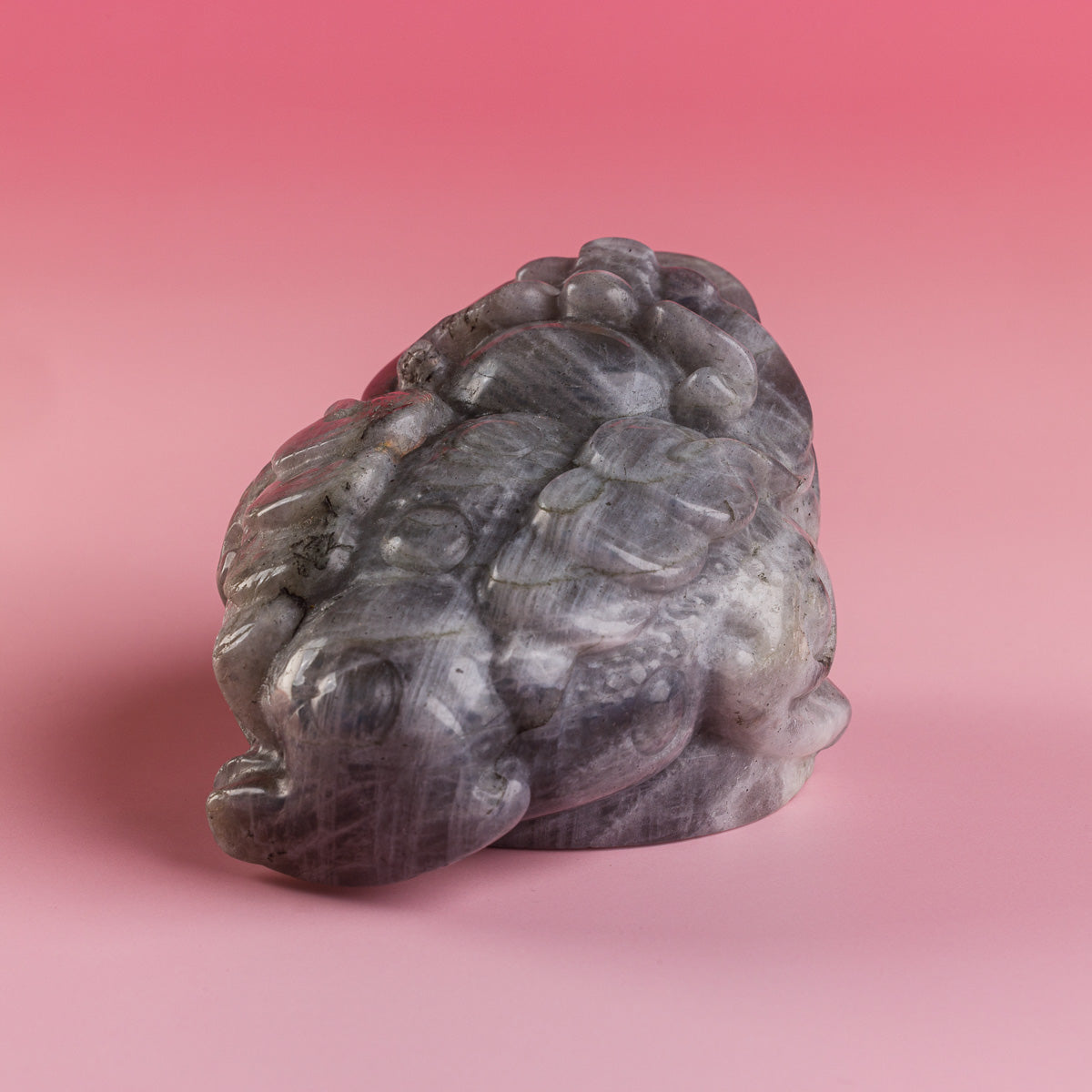 Labradorite Purple Flash Money Toad