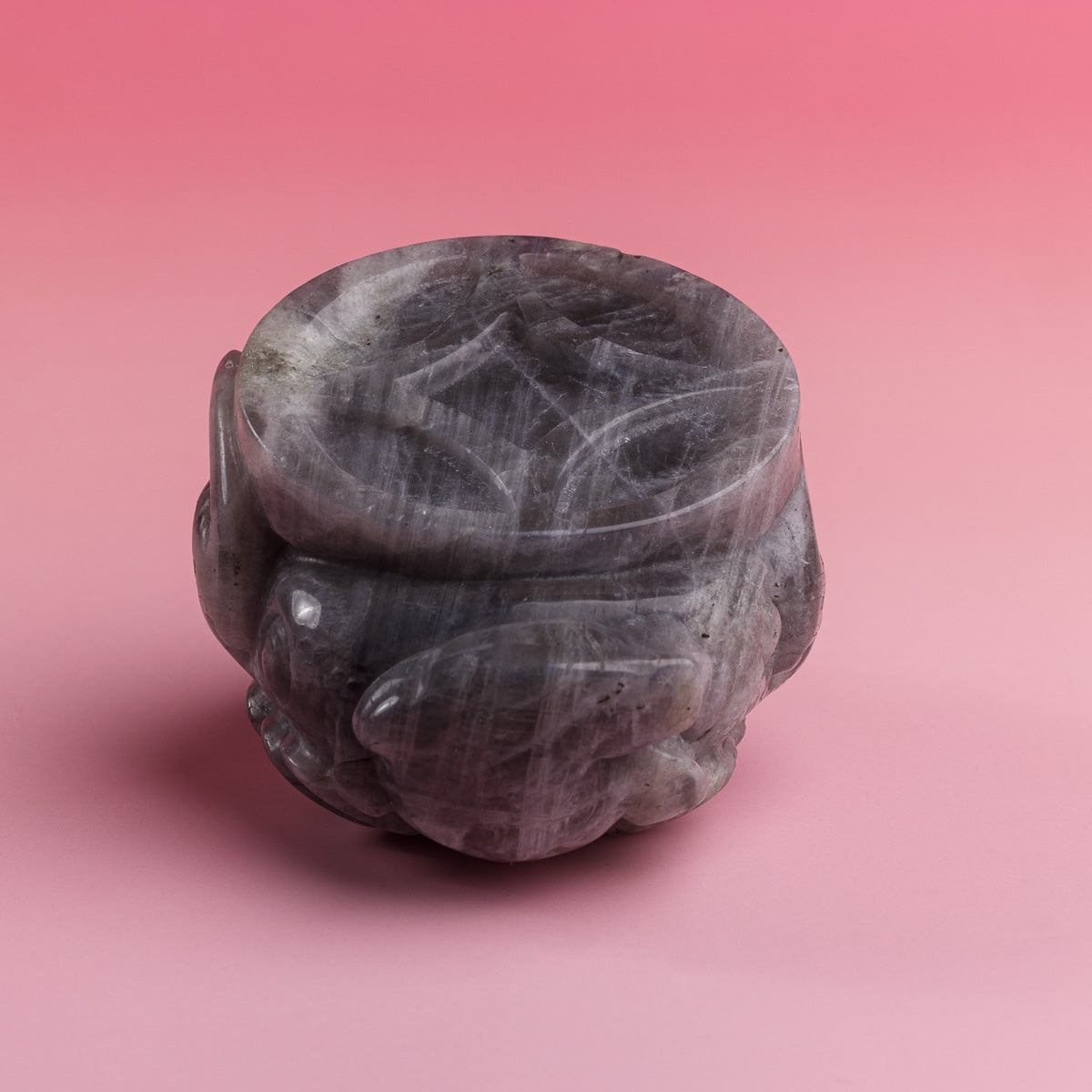 Labradorite Purple Flash Money Toad