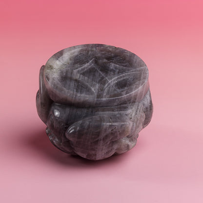 Labradorite Purple Flash Money Toad