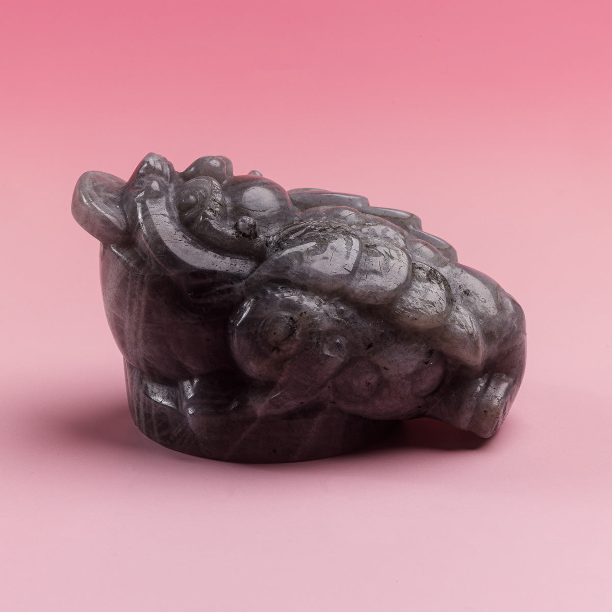 Labradorite Purple Flash Money Toad