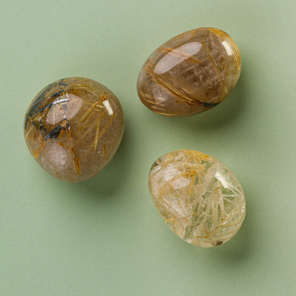 Golden Rutile Tumble