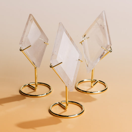 Clear Quartz Rhombus
