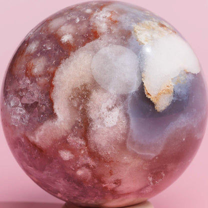 Pink Amethyst Druzy Sphere