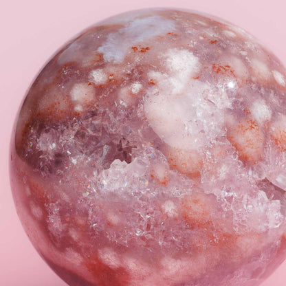 Pink Amethyst Druzy Sphere