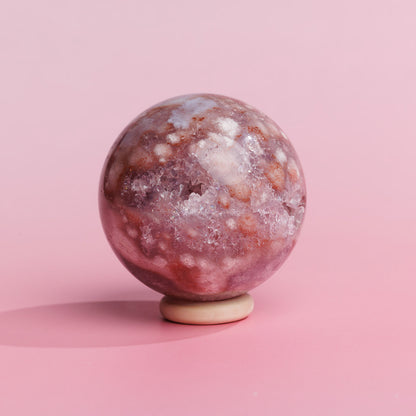 Pink Amethyst Druzy Sphere