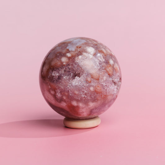 Pink Amethyst Druzy Sphere