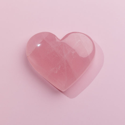 Madagascar Rose Quartz Heart