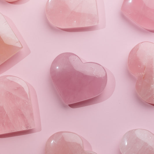 Madagascar Rose Quartz Heart