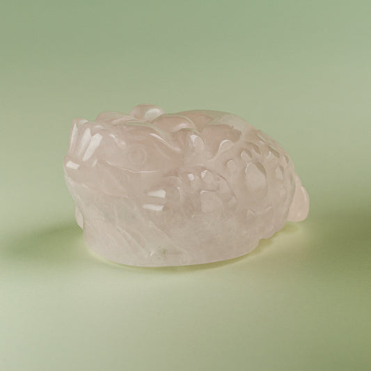 Rose Quartz Mini Money Toad