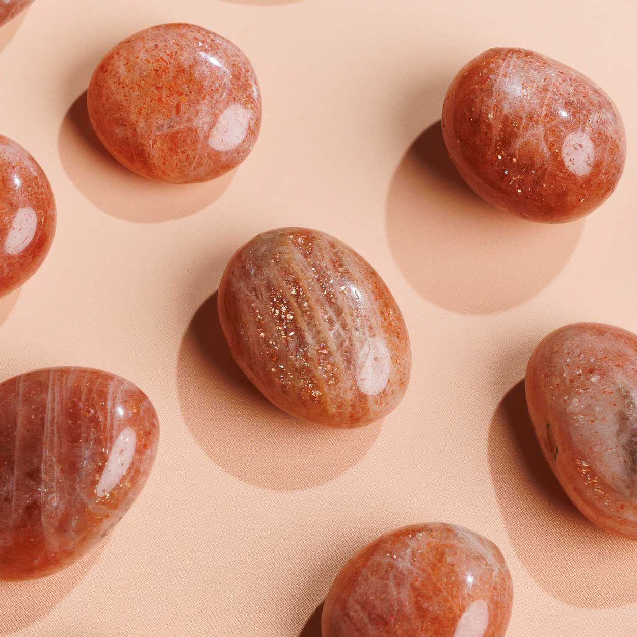 Sunstone Sparkly Mini Tumble