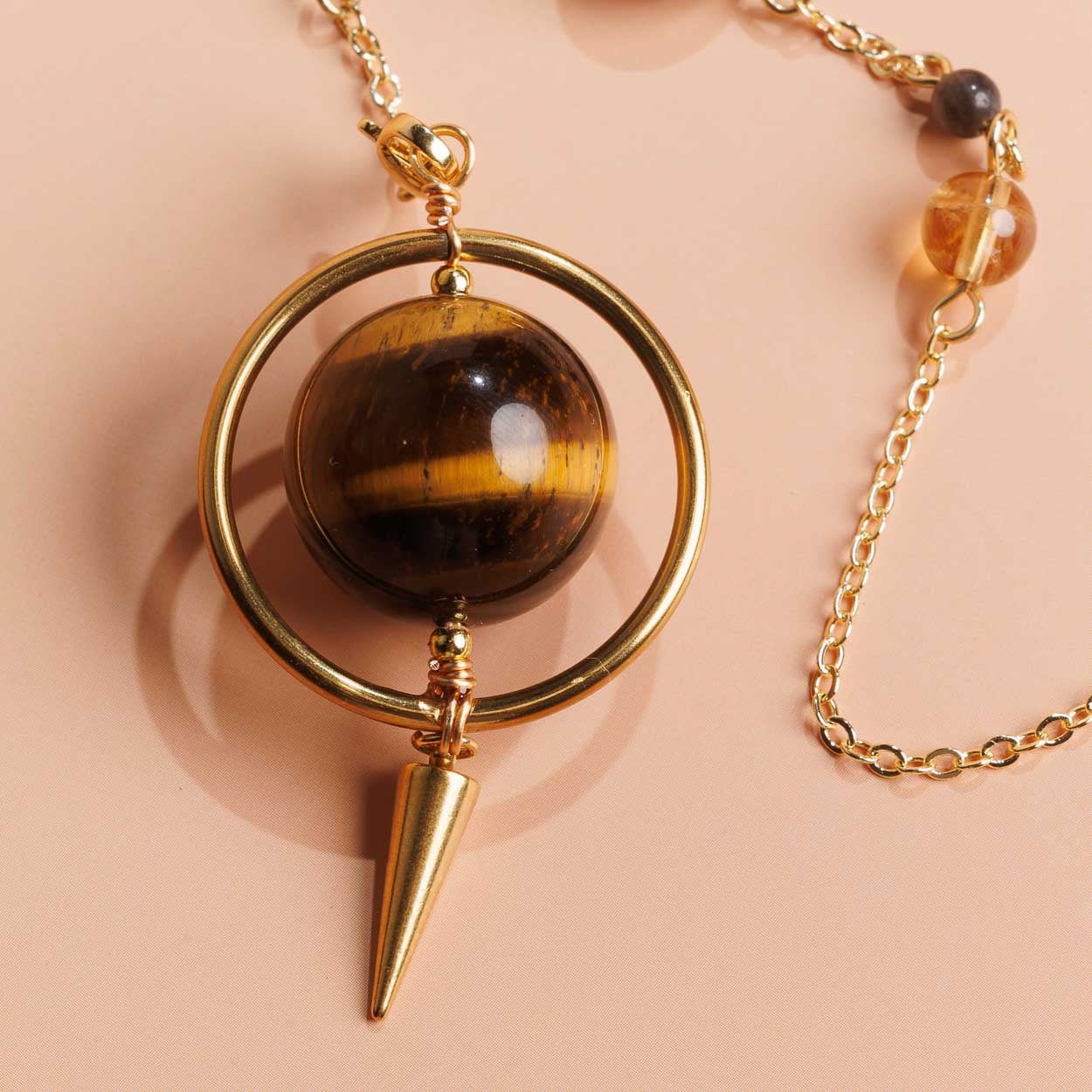 Tigers Eye Pendulum