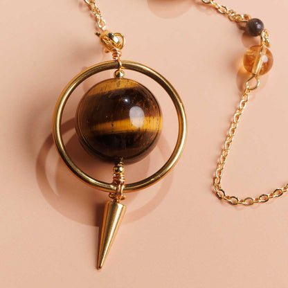 Tigers Eye Pendulum