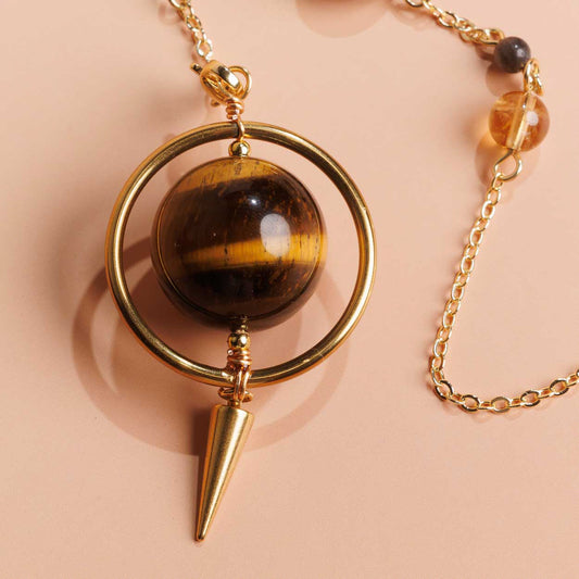 Tigers Eye Pendulum