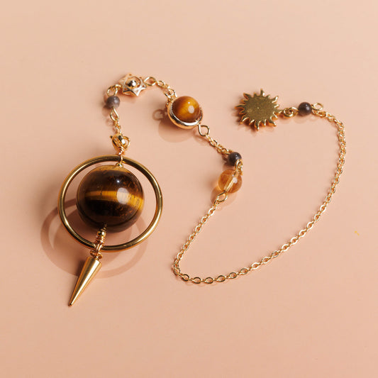 Tigers Eye Pendulum