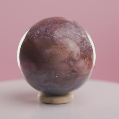 Pink Amethyst Druzy Sphere